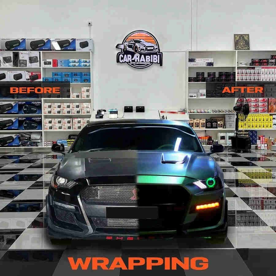 Car Wrapping Dubai - Full car Wraps, Custom Wraps, Bonnet stripes